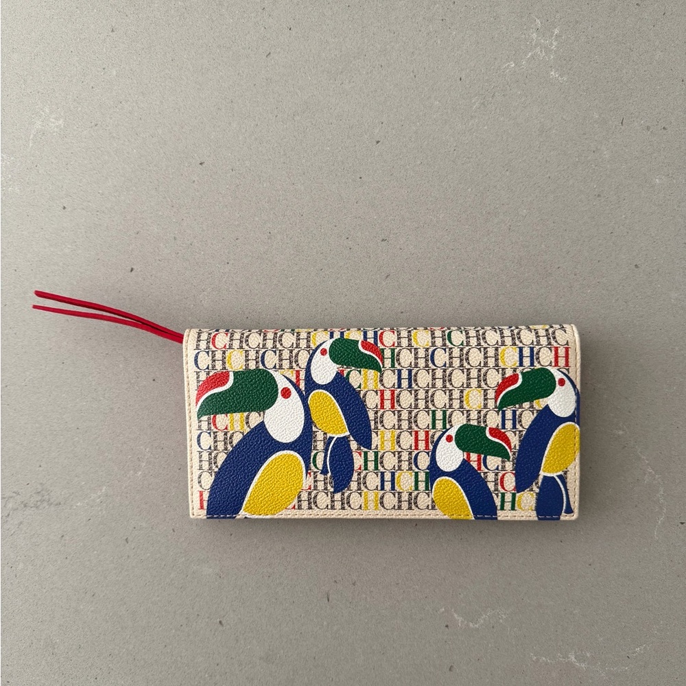 CH Carolina Herrera Editors Fold-Over American Wallet